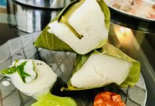 Hittu- Idli in Jackfruit Leaf – A Konkani Recipe