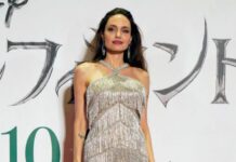 Angelina Jolie with Her New Get-Up Change