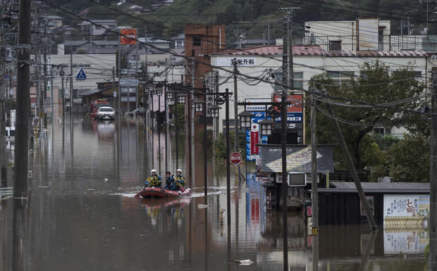 Typhoon Hagibis and devastated Japan