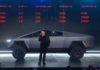 Tesla CEO : ‘Nobody “expects” Cybertruck Tesla Cyber Truck Unveiled : Elon Musk Man behind the brain