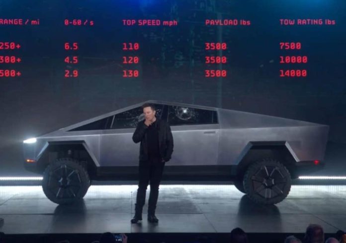 Tesla Cyber Truck Unveiled Tesla Cyber Truck Unveiled : Elon Musk Man behind the brain