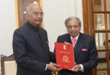 The Fifteenth Finance Commission submits its report for 2020-21 to the President of India