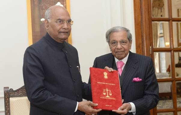 The Fifteenth Finance Commission submits its report for 2020-21 to the President of India