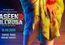 Haseen Dilruba, Taapsee Pannu and Vikrant Massey film, First Poster Launched by the film makers