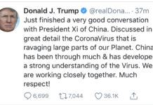 Corona Virus:President Donald Trump Spoke to China